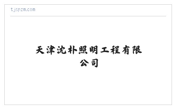 天津沈朴照明工程有限公司 城市照明工程 室内外装饰装修工程 缩略图